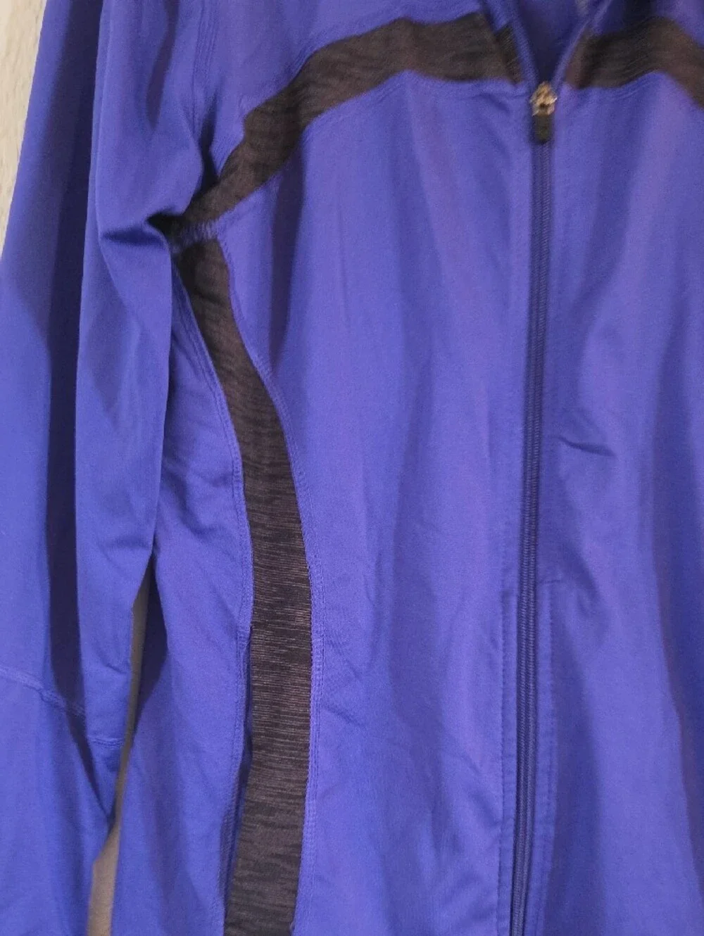 tek gear Blue  Full-Zip Jacket with Black Accents